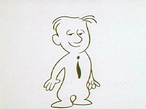 A cartoon shows the evolution of messaging, beginning with a caveman and Stock Footage 75413151