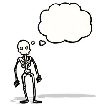 Cartoon skeleton Stock Illustration