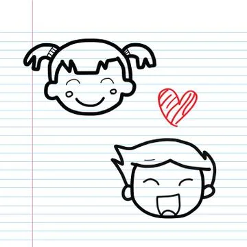 Cartoon sketch Stock Illustration