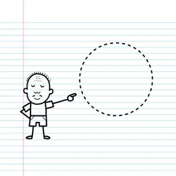 Cartoon sketch Stock Illustration