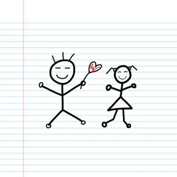 Cartoon sketch Stock Illustration