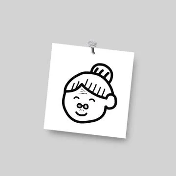 Cartoon sketch Stock Illustration