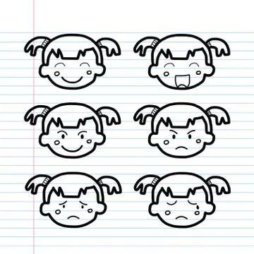 Cartoon sketch Illustrazione stock