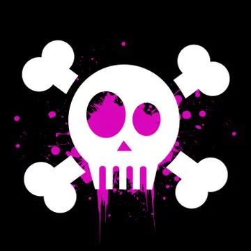 Cartoon skull Stock Illustration