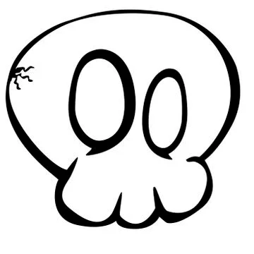Cartoon Skull Stock Illustration