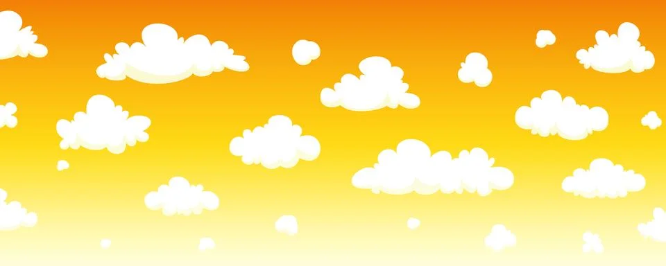 Cartoon Sky Background Stock Illustration