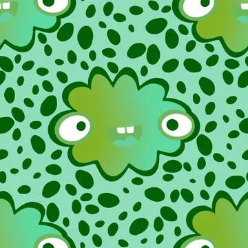 Cartoon sky seamless gradient clouds pattern for wrapping paper and fabrics 库存插图