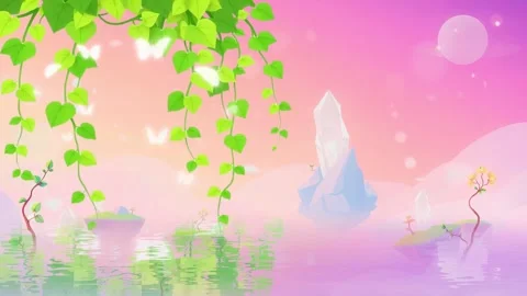 Cartoon skyscape Stock Footage 305731677