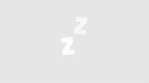 Cartoon Sleep Z Symbol Loop Animation, White Comic Letters Stock Footage 338107762