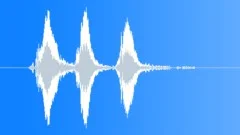 Cartoon small dog triple barkSound Effect