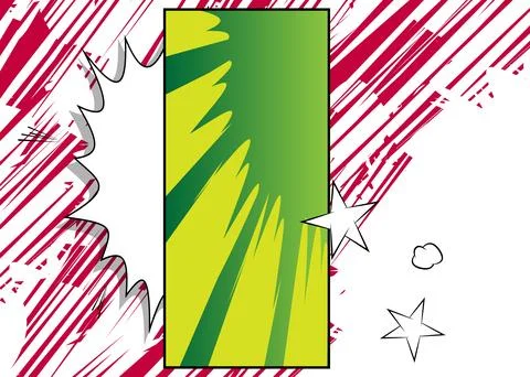Cartoon small speech bubble, comic book background. Retro vector comics pop.. イラスト素材