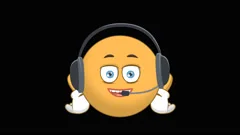 Animated Thinking Face 3D Emoji on Yello... | Stock Video | Pond5