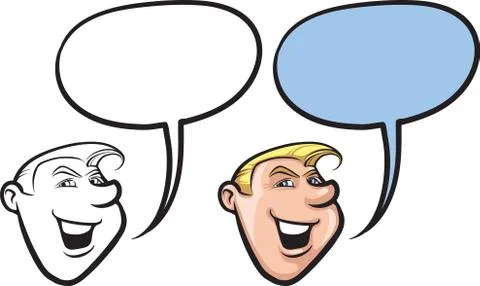 Cartoon smiling programmer face Stock Illustration