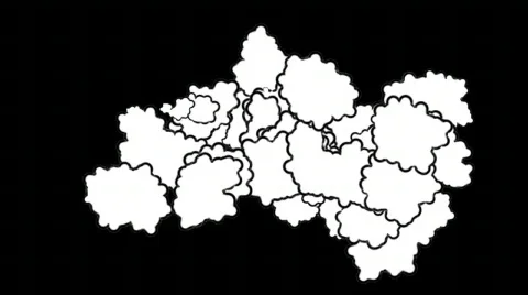 Cartoon Smoke Cloud Stock Footage 869073