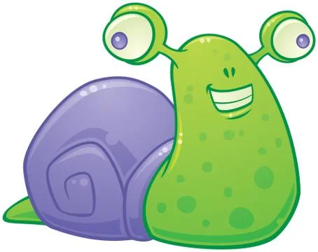 Cartoon Snail Stock Illustration