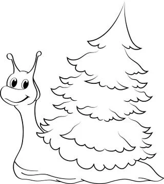 Cartoon Snail Stock Illustration