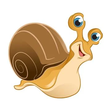 Cartoon Snail Stock Illustration