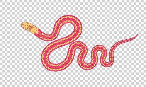 Cartoon snake graphics Illustrazione stock
