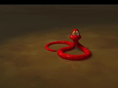 Cartoon Snake Stock Illustration