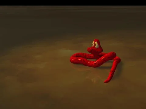 Cartoon Snake Stock-Illustration