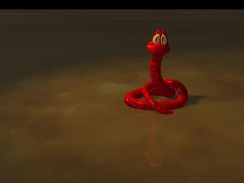 Cartoon Snake 스톡 일러스트