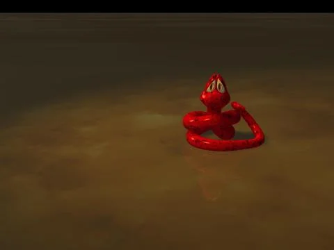 Cartoon Snake Illustrazione stock