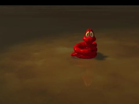 Cartoon Snake Illustrazione stock