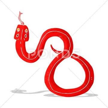 Cartoon snake Stock Illustration