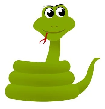 Cartoon Snake Stock Illustration