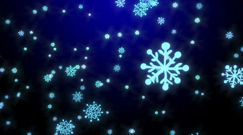Cartoon snowfall loop Video stock 25515846