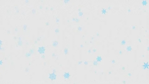Cartoon Snowfall Loop Stock Footage 255774416