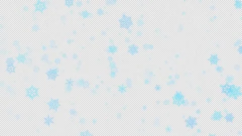 Cartoon Snowfall Loop Stock Footage 255774524