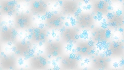 Cartoon Snowfall Loop Stock Footage 255774626