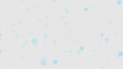 Cartoon Snowfall Loop Stock Footage 255776886