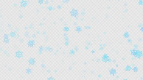 Cartoon Snowfall Loop Stock Footage 255778838