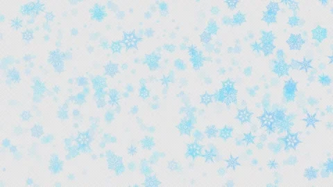 Cartoon Snowfall Loop Stock Footage 255779411