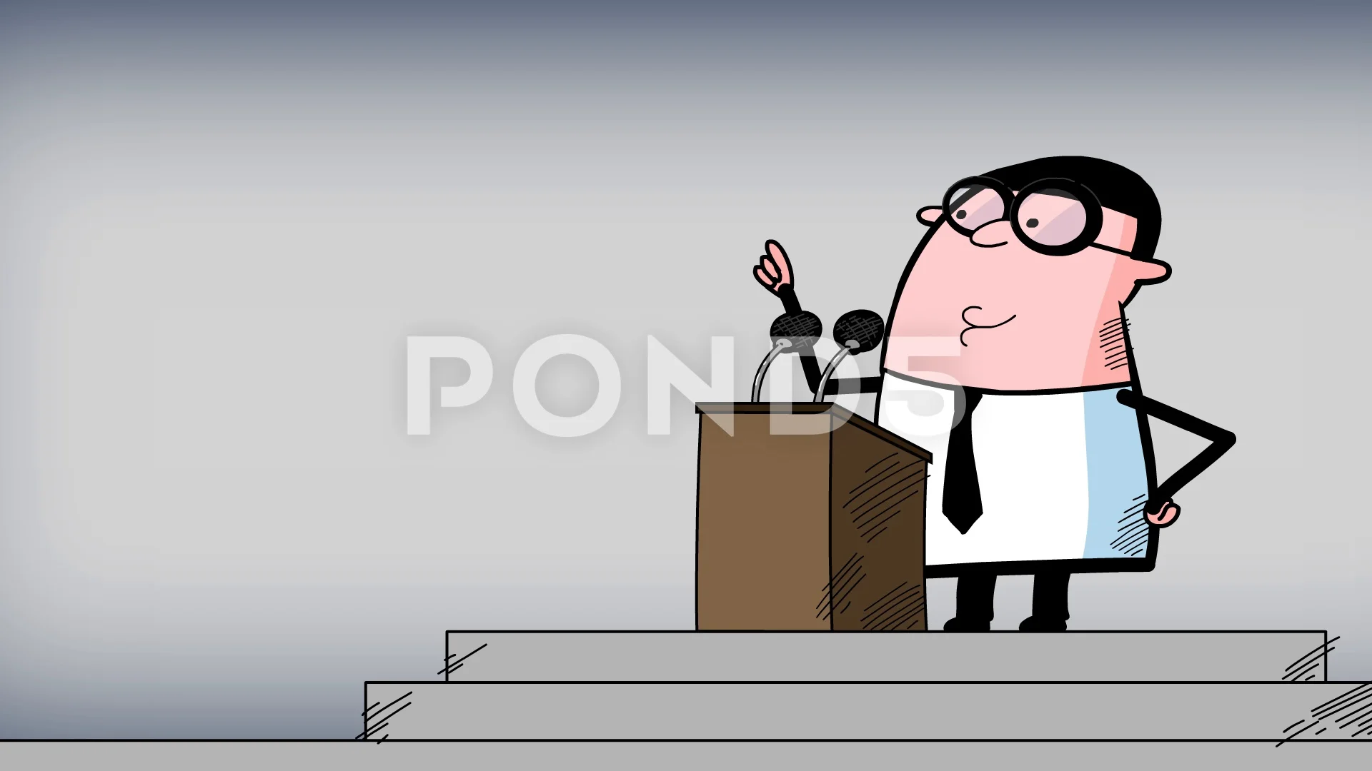 Cartoon speaker – animated leader char... | Stock Video | Pond5 Cartoon speaker – animated leader char... | Stock Video | Pond5