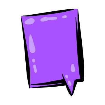 Cartoon speech bubble. Empty dialog clouds. Illustration for comics book. Stock Illustration