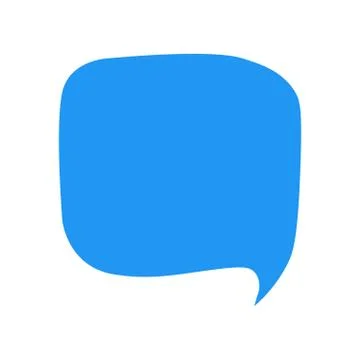 Cartoon Speech bubble icon. vector illustration Illustrazione stock