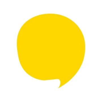 Cartoon Speech bubble icon. vector illustration 库存插图