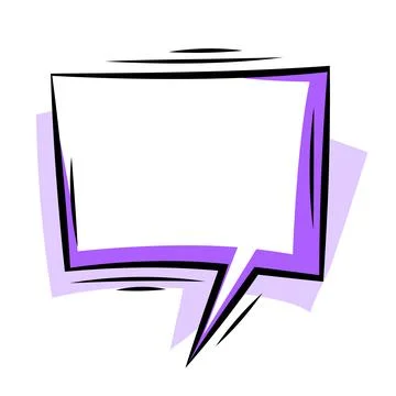 Cartoon speech bubble. Pop art illustration in comic style. 스톡 일러스트