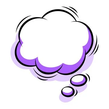 Cartoon speech bubble. Pop art illustration in comic style. Stock Illustration