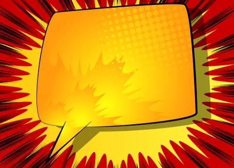Cartoon speech bubble. Talk icon. Dialogue vector design element. Chat symbol Stockillustratie