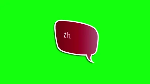 Speech Bubble Neon Green Background Stock Video Footage by ©Wirestock  #538423244