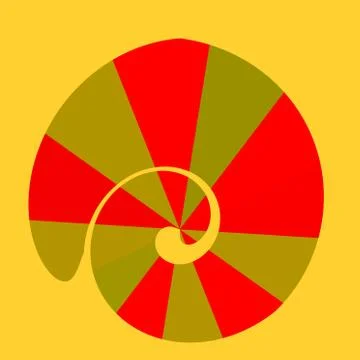Cartoon Spiral Stock Illustration