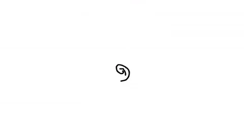 Cartoon Spiral One with Alpha Stock Footage 84304110