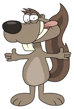 Cartoon Squirrel Stock Illustration