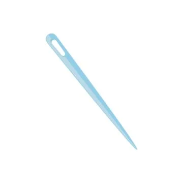 Cartoon steel sharp needle isolated on white background Stock Illustration