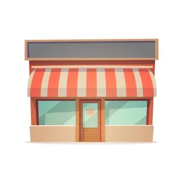 Cartoon Store Illustrazione stock