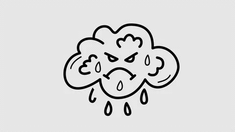 clipart rain storm video